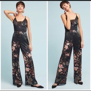 Anthropologie adelyn Rae floral jumpsuit